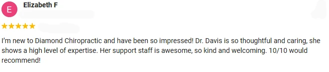 Chiropractic Omaha NE Testimonial Elizabeth F Chiropractic Omaha NE Testimonial Elizabeth F